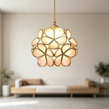 FloraMist Petal Glass Pendant